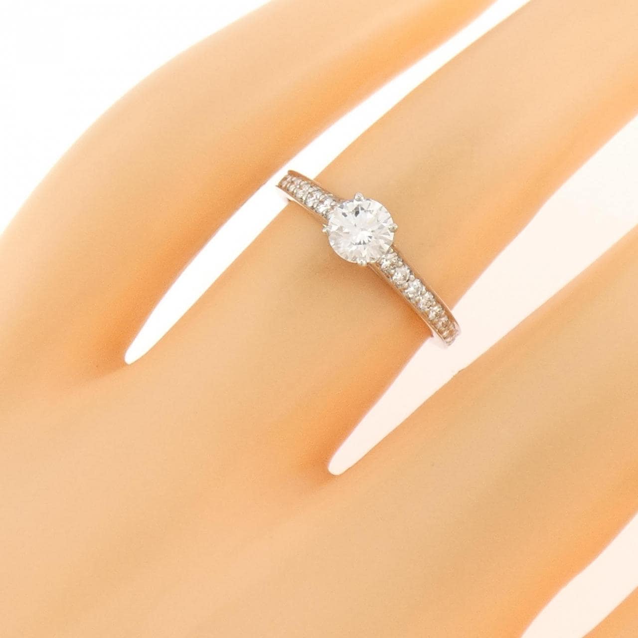 カルティエ 1895 ソリテール リング 0.37CT