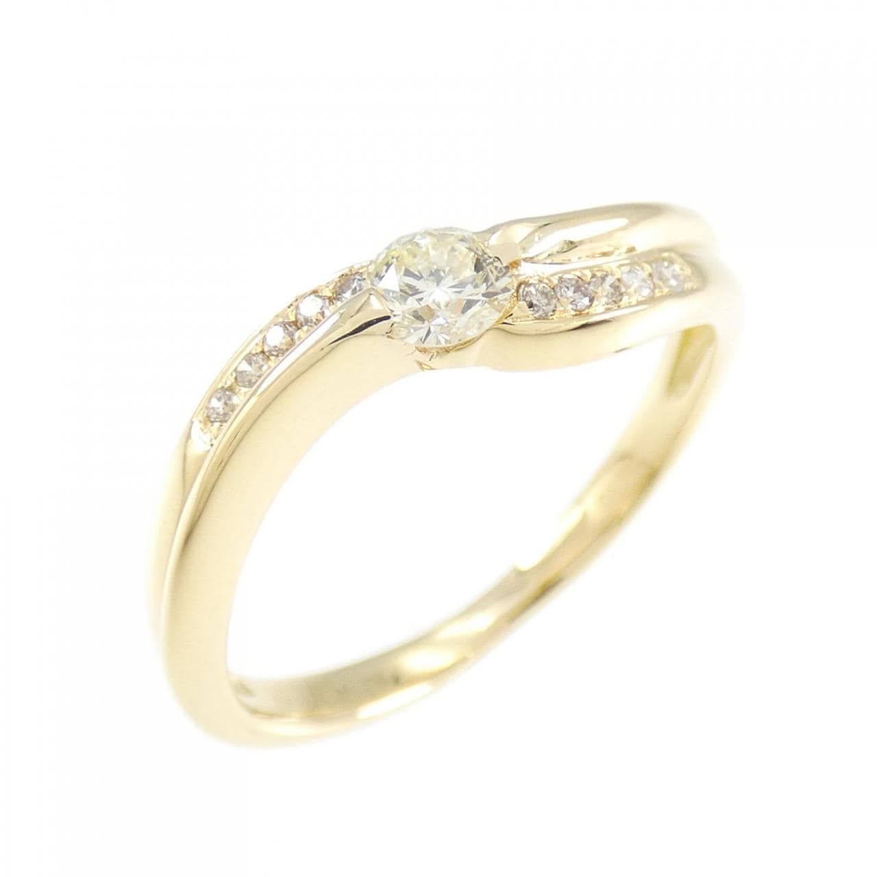 コメ兵｜K18YG ダイヤモンド リング 0.18CT｜ジュエリー｜リング