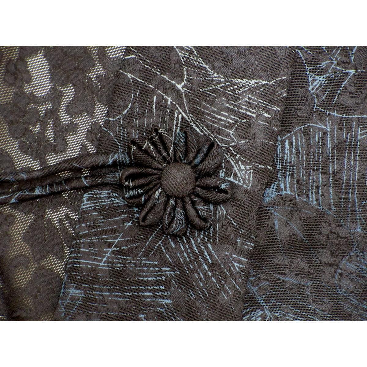 お洒落コート　単衣　紋紗織