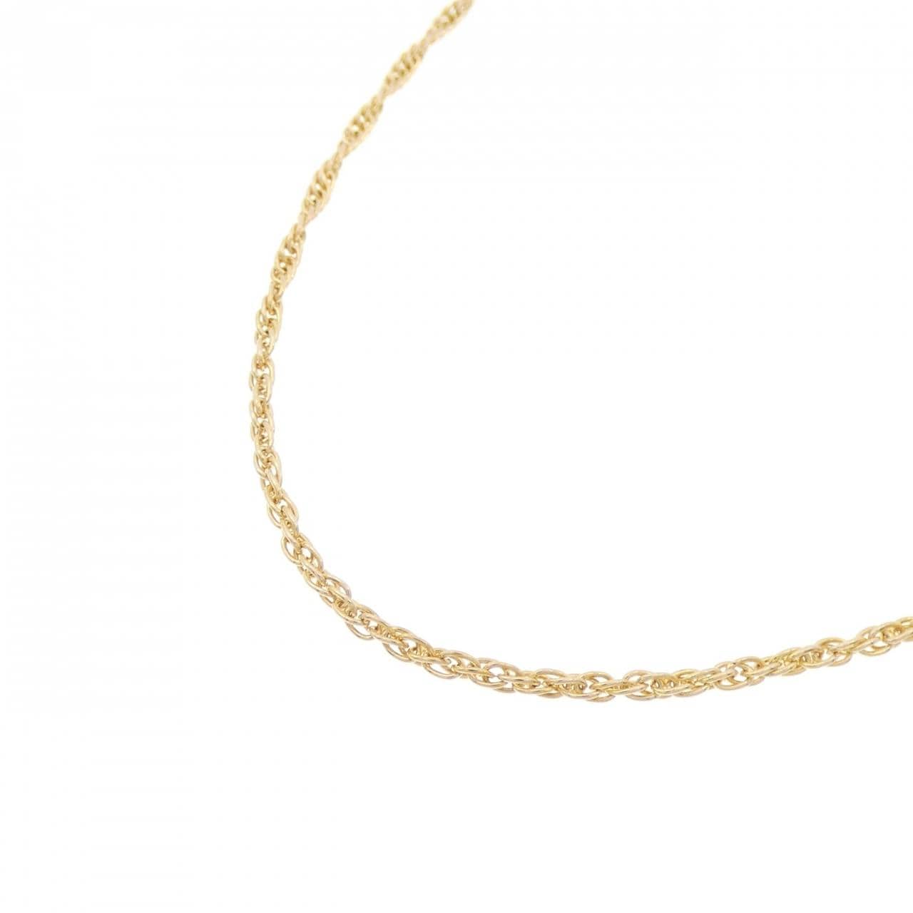 K18YG chain necklace