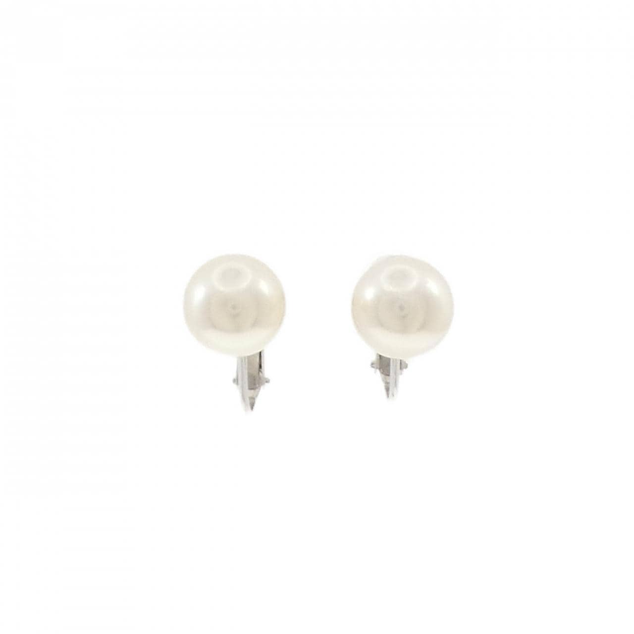 K14WG Akoya珍珠耳夹8.7 毫米