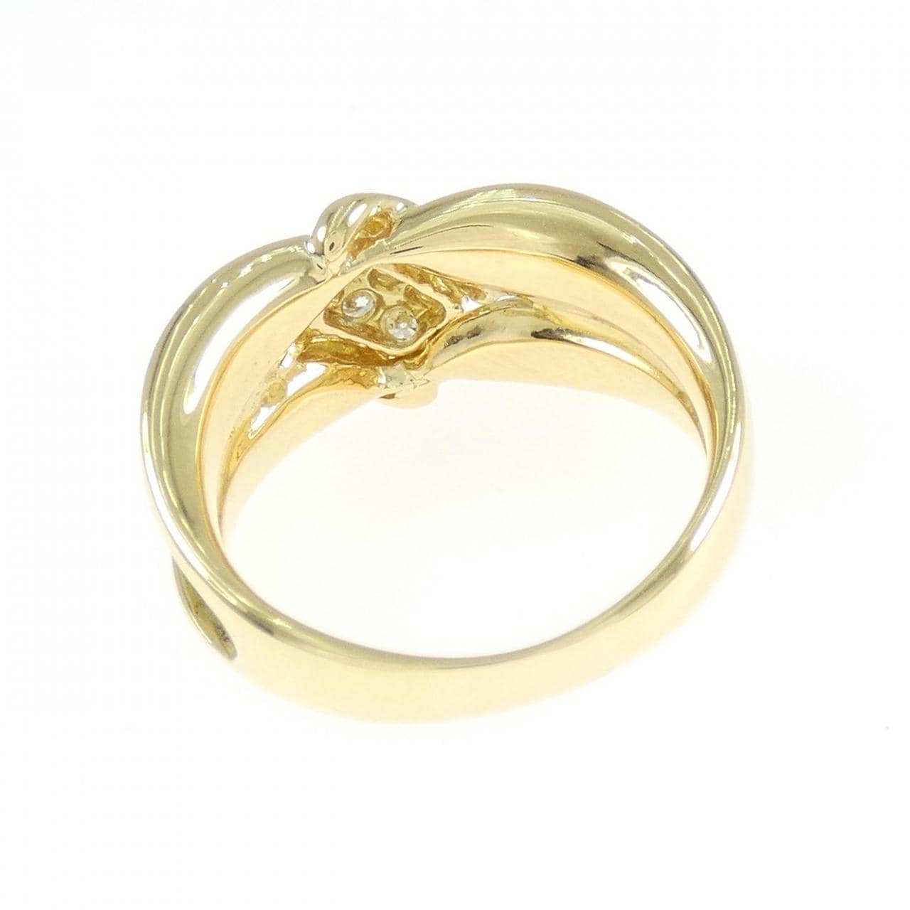 K18YG ダイヤモンド リング 0.21CT