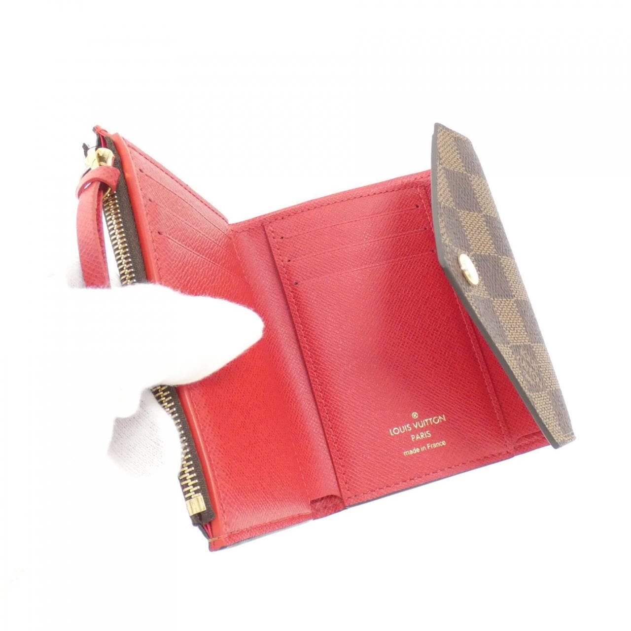 LOUIS VUITTON Damier Portefeuil Victorine N41659 钱包