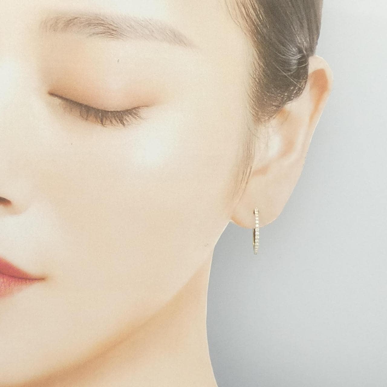 【リメイク】K18YG ダイヤモンド ピアス 0.30CT