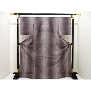 【新品】単衣　駒絽小紋