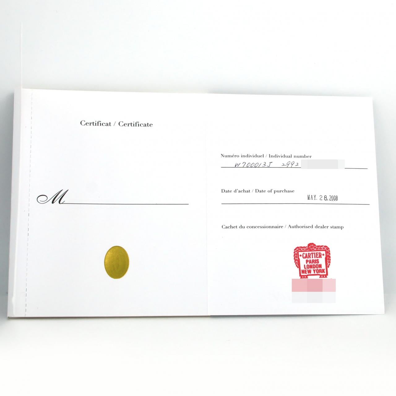 カルティエ バレリーナ YG W700013J YG クォーツ