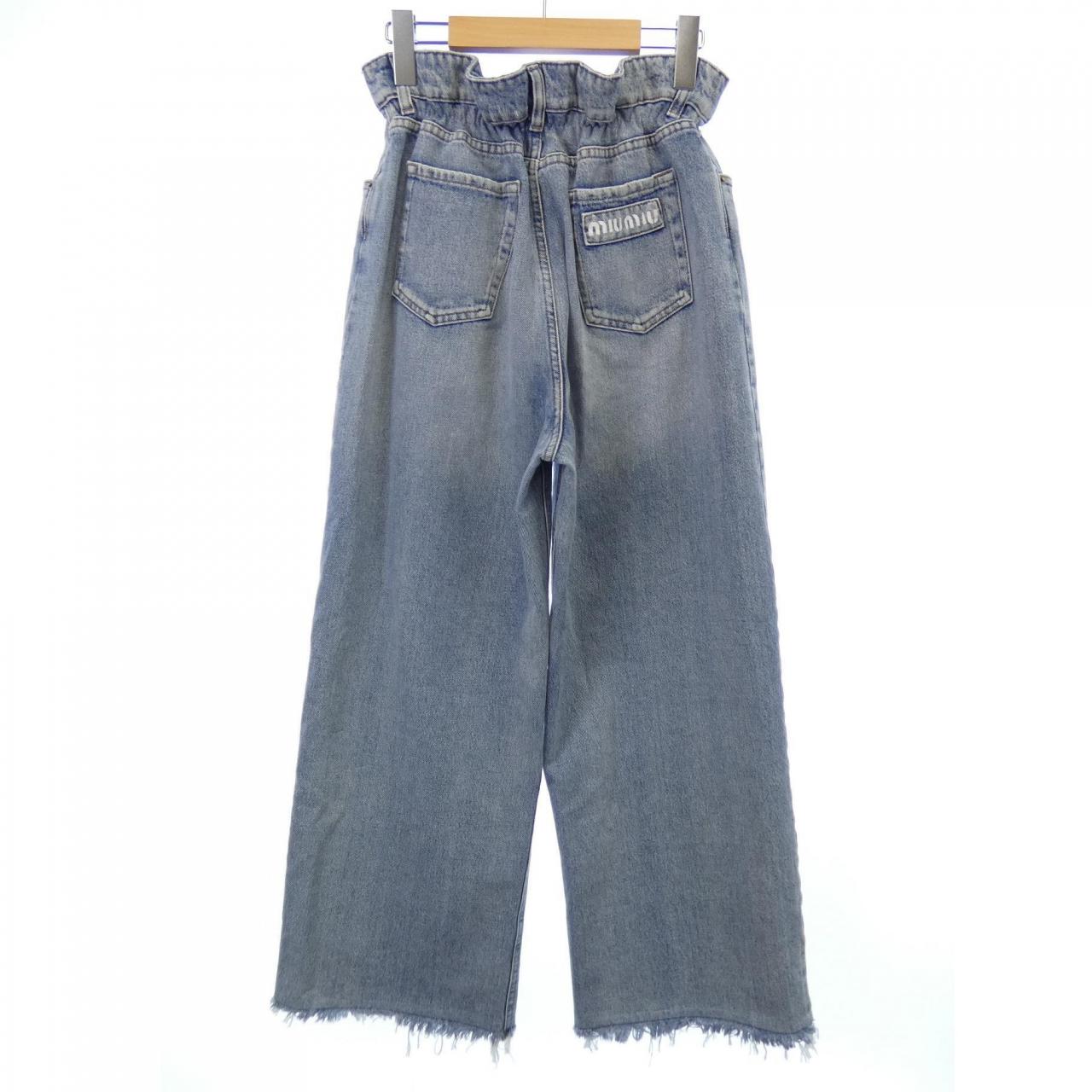 MIU MIU Miu Iconic Denim Jeans GWP333 1SXP