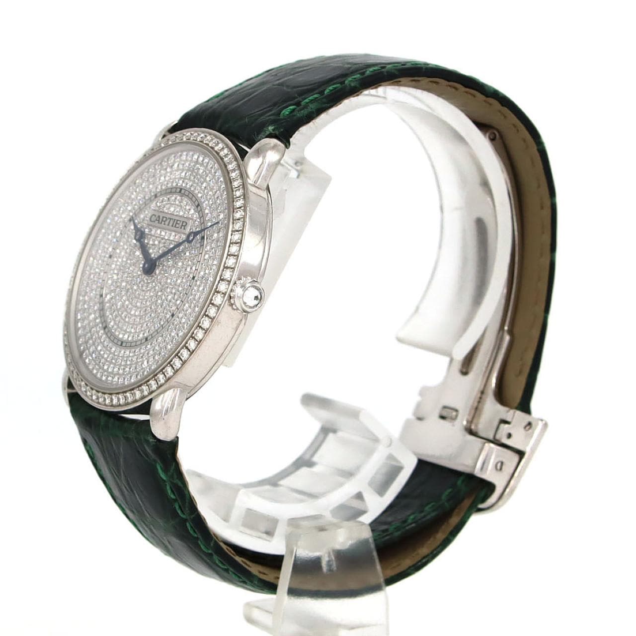 【ノーメンテナンス還元価格】カルティエ ロンドルイカルティエ WG/D WR007007 WG 手巻