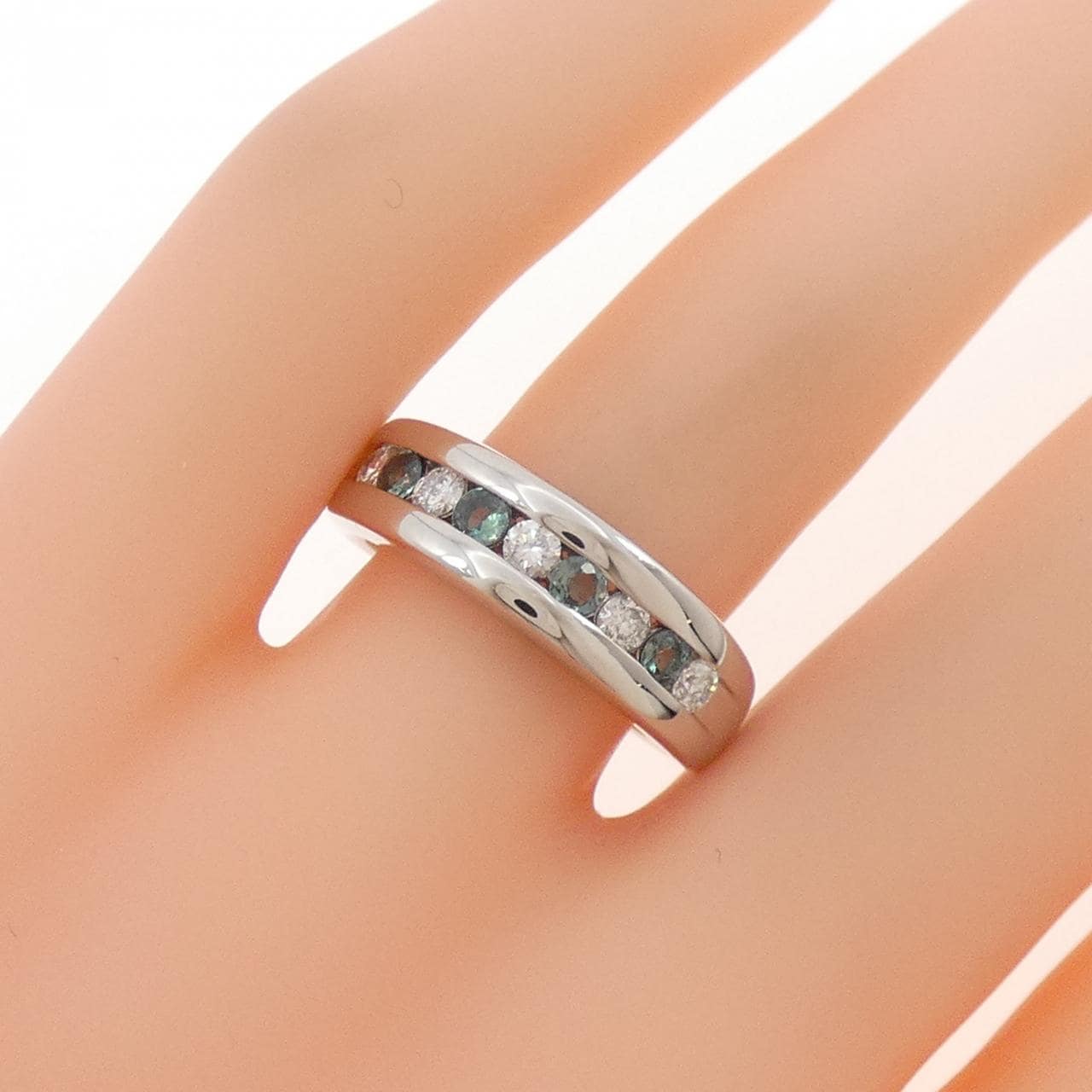PT900 アレキサンドライト リング 0.23CT