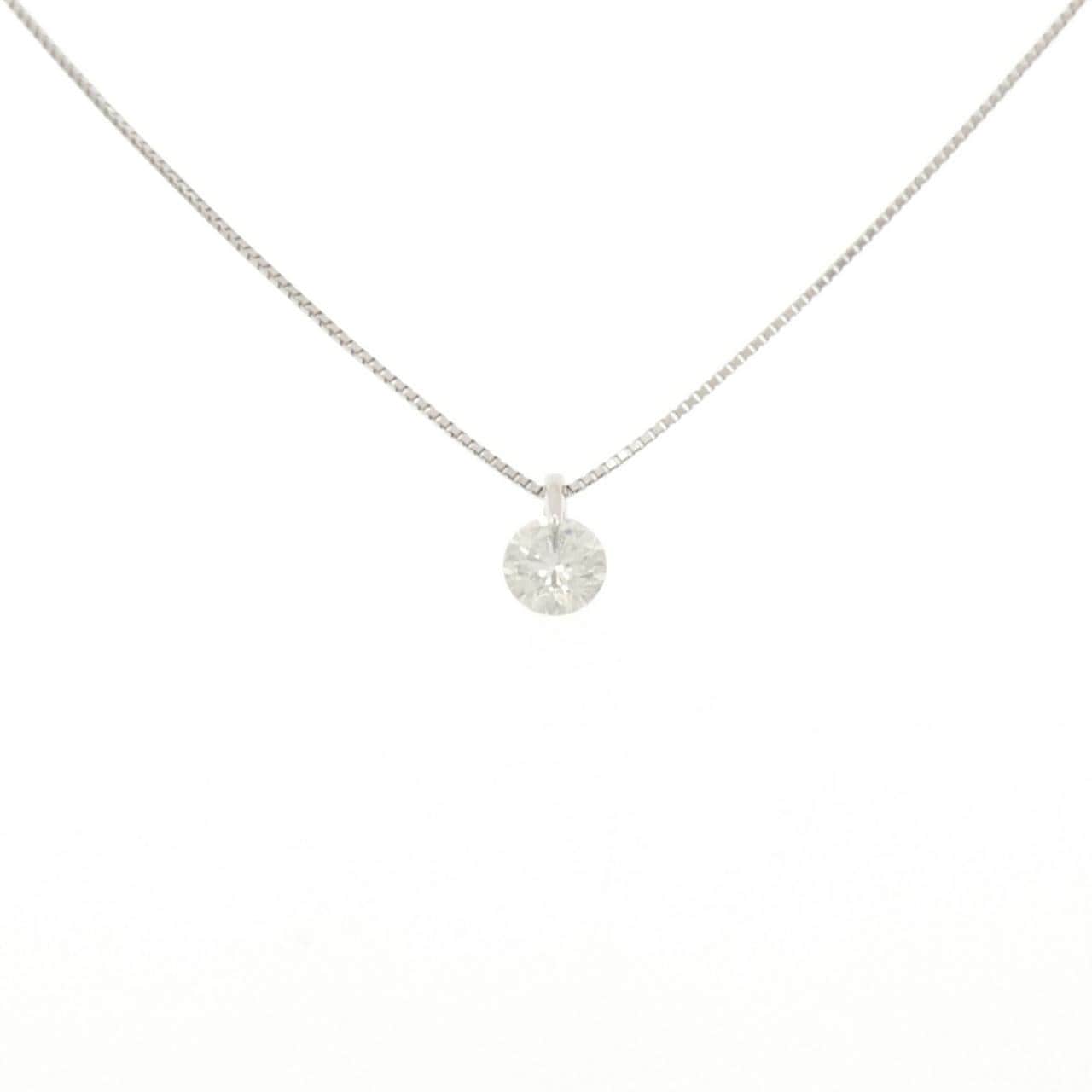 PT900/PT850 ソリティア ダイヤモンド ネックレス 0.620CT
