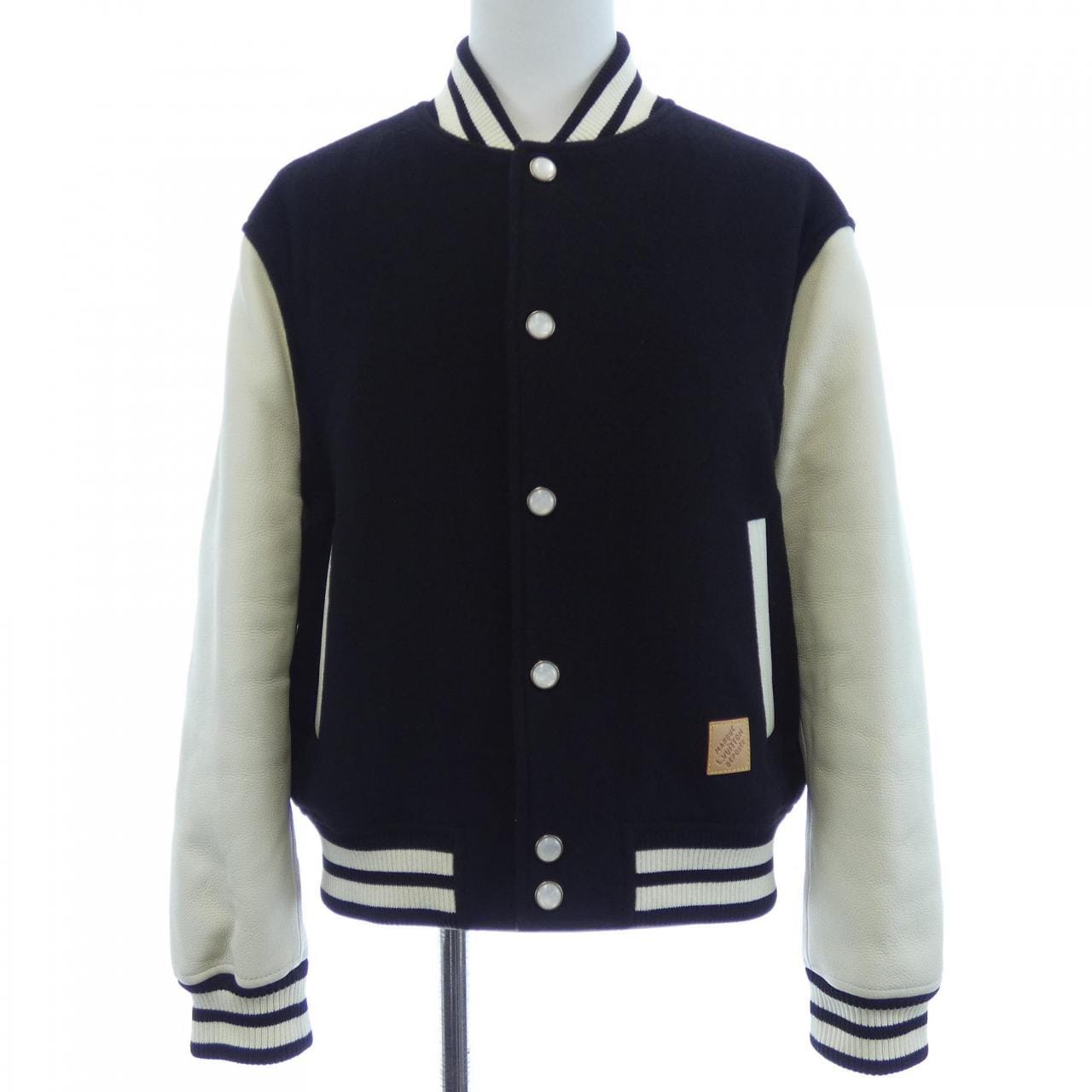 ルイヴィトン LOUIS VUITTON レザー シグネチャー バーシティジャケット HTL64EGIQ ブルゾン