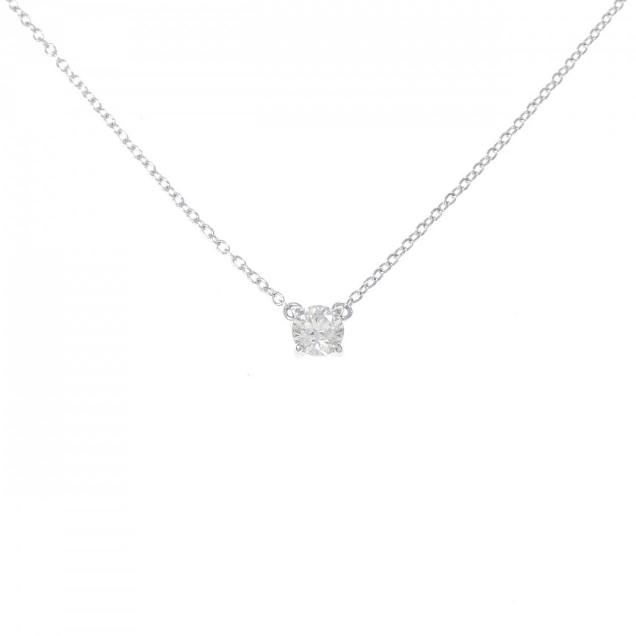 K18WG ダイヤモンド ネックレス 0.305CT J VS1 3EXT H＆C