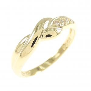 K18YG ダイヤモンド リング 0.03CT