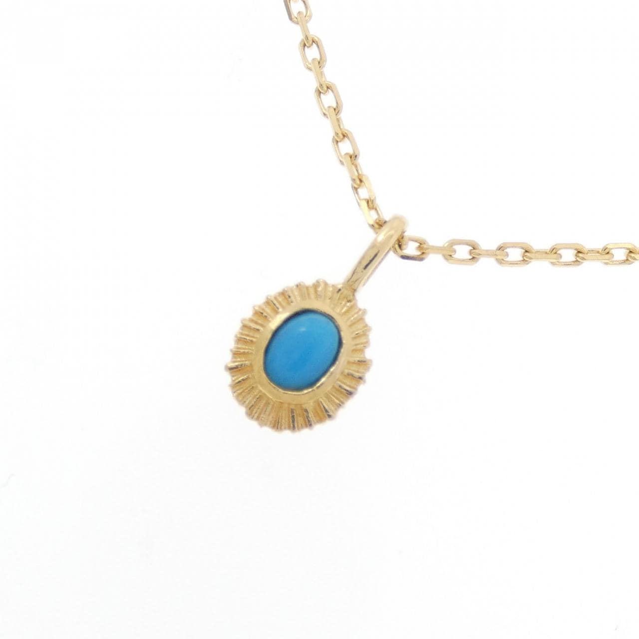 K18YG turquoise necklace