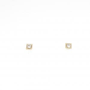 K18YG ダイヤモンド ピアス 0.10CT