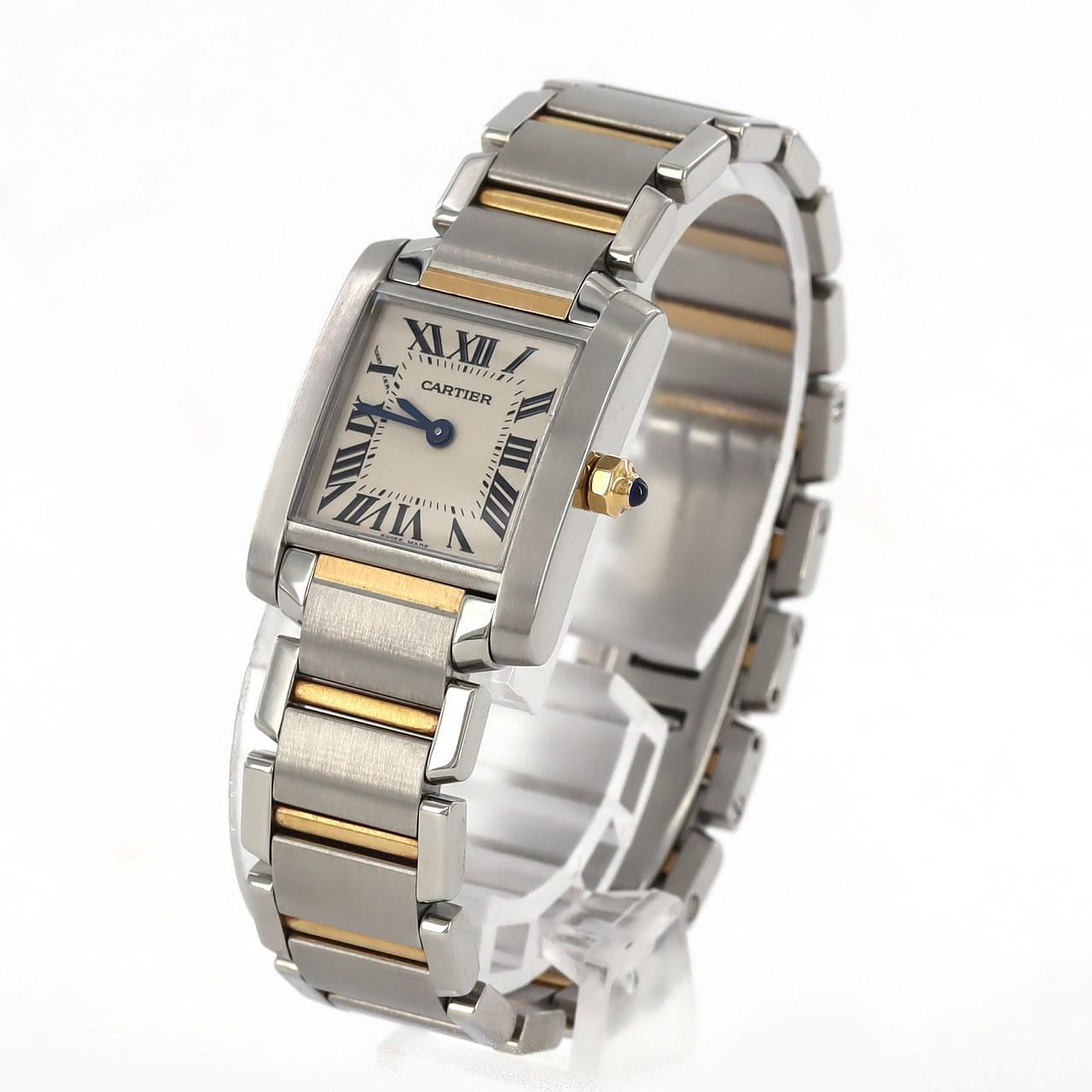 Cartier Tank Francaise SM two tone W51007Q4 SSxYG Quartz