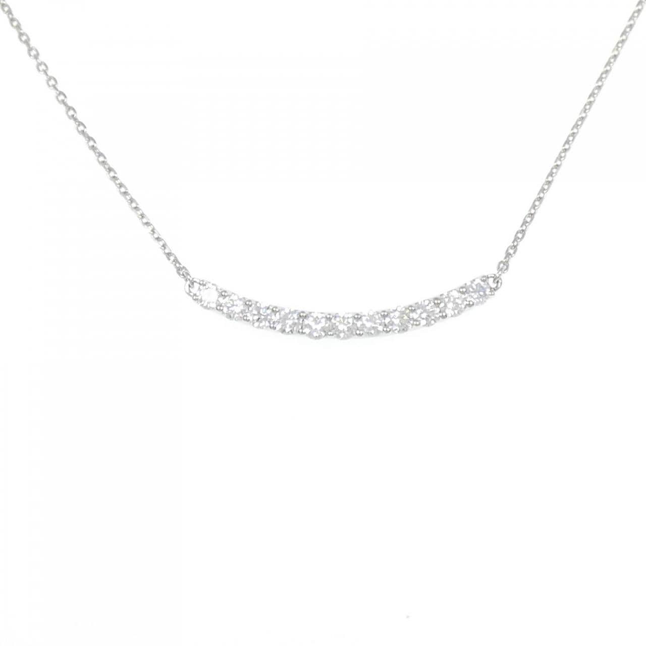 【新品】PT900/PT850 ダイヤモンド ネックレス 0.703CT