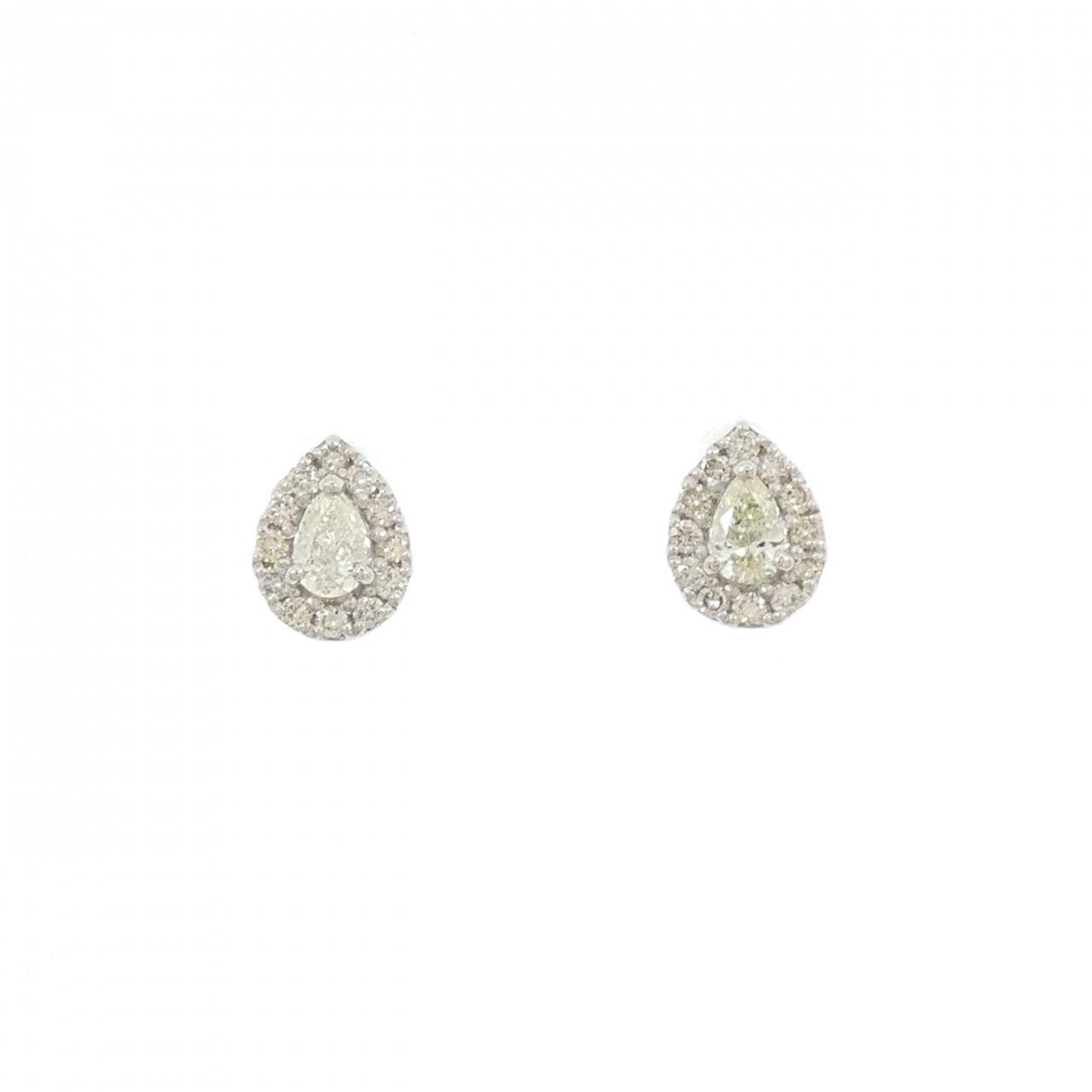 [BRAND NEW] PT900 Diamond earrings 0.34CT