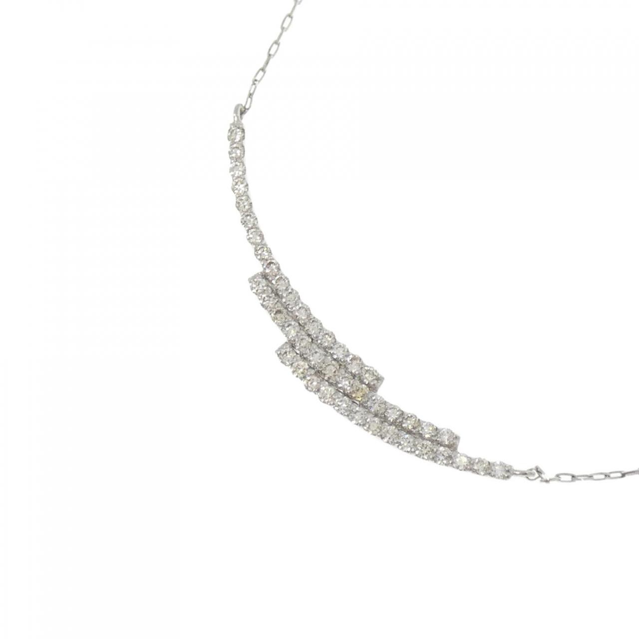 【新品】PT950/PT850 ダイヤモンド ネックレス 0.22CT