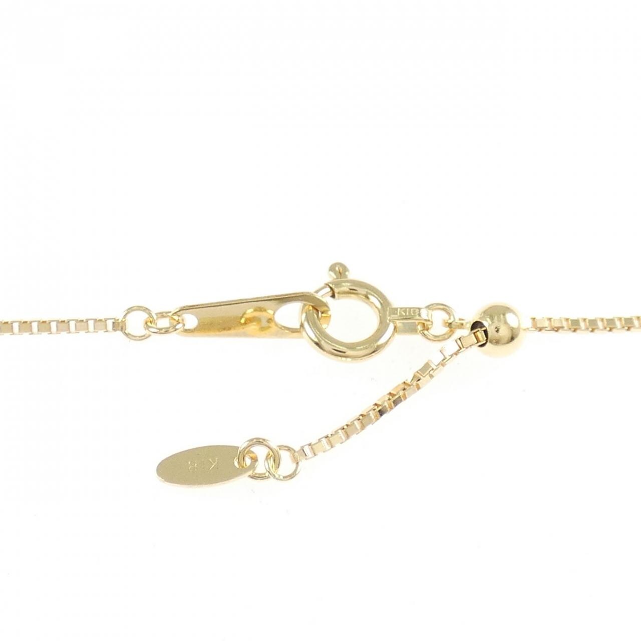 K18YG クロス ダイヤモンド ネックレス 0.41CT