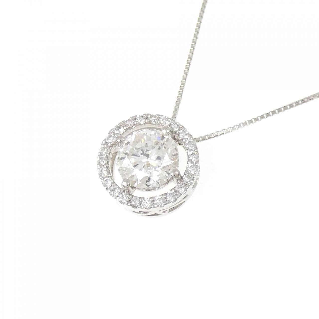 PT900/PT850 ダイヤモンド ネックレス 1.00CT