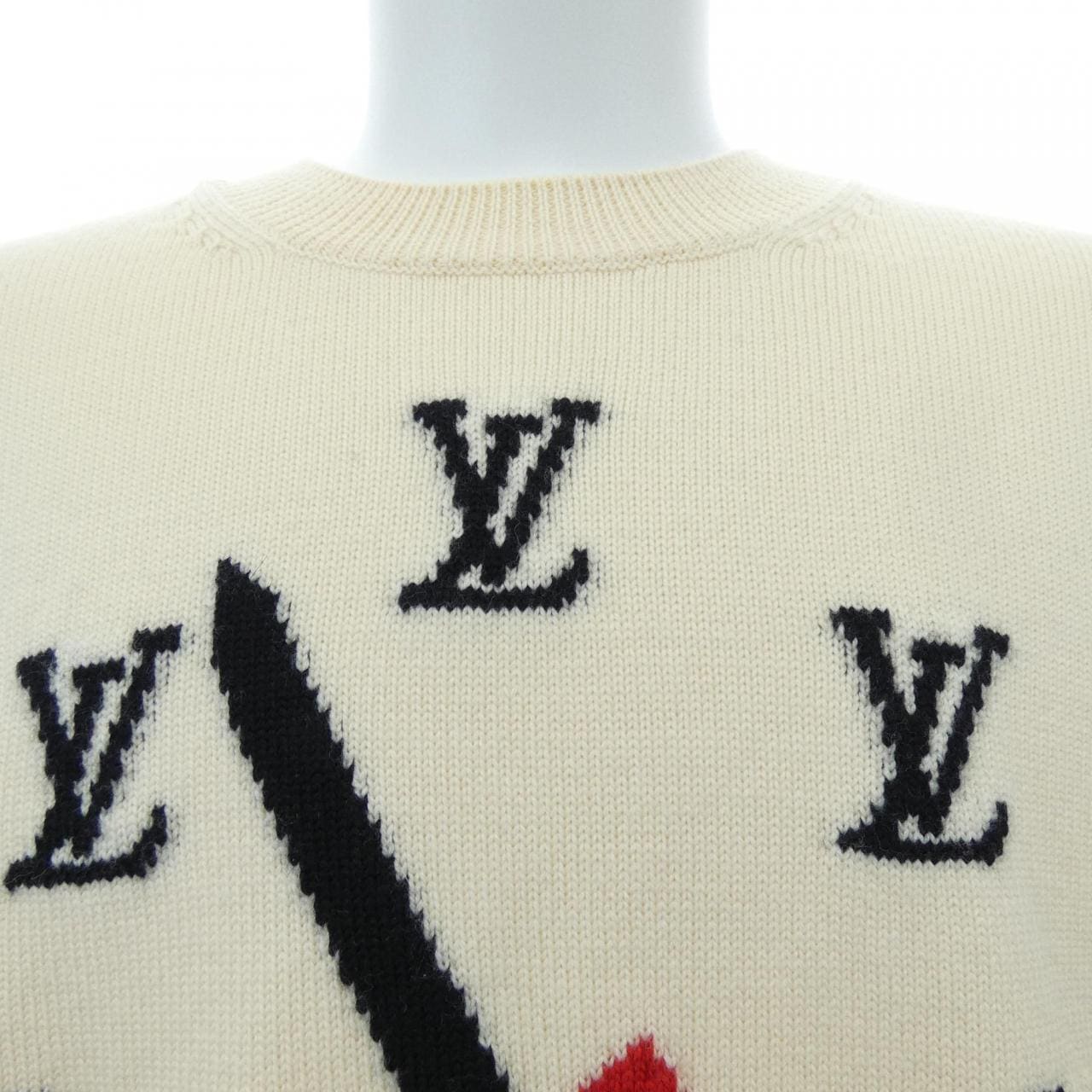 ルイヴィトン LOUIS VUITTON クロックインタルシアプルオーバー HKN78WZLL ニット