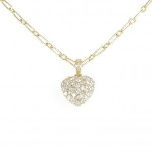 K18YG ハート ダイヤモンド ネックレス 1.29CT
