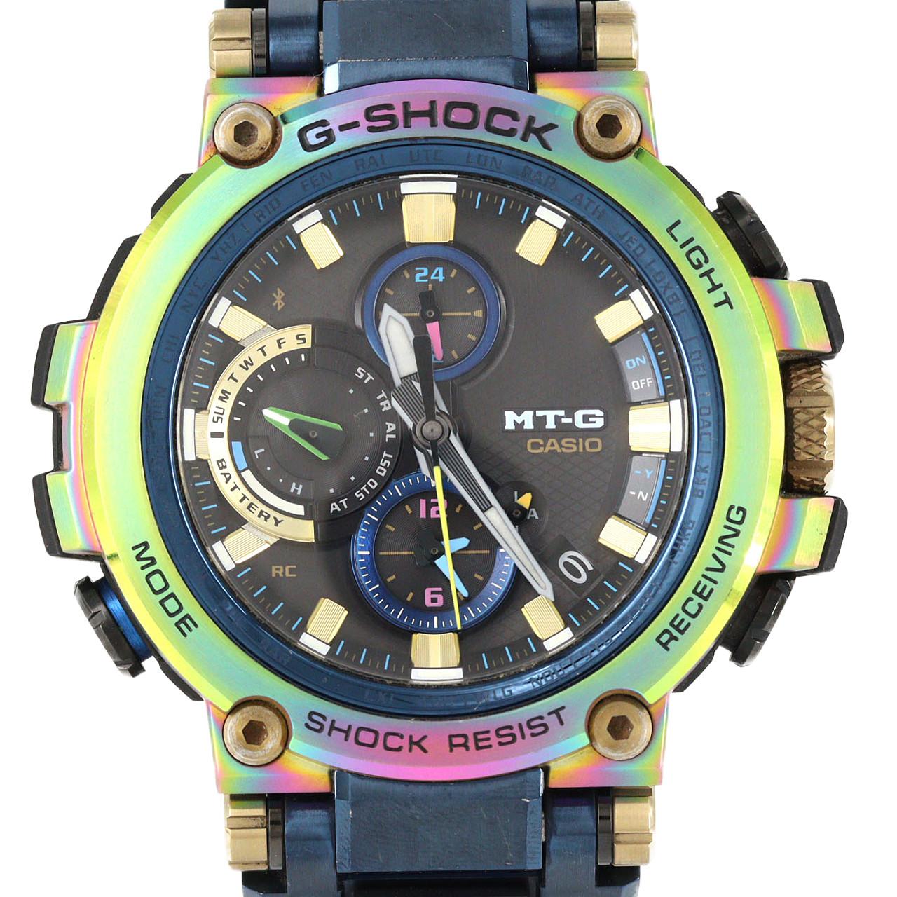 カシオ G-SHOCK･MT-G･20th Anniversary 電波時計 MTG-B1000RB-2AJR その他 ソーラークォーツ