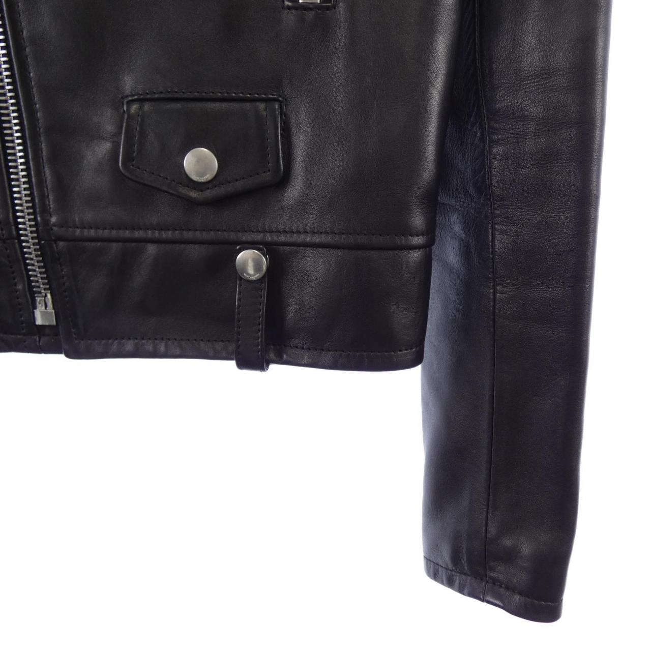 サンローラン SAINT LAURENT クラシックモーターサイクル 397287 Y5YA2 レザーライダースジャケット