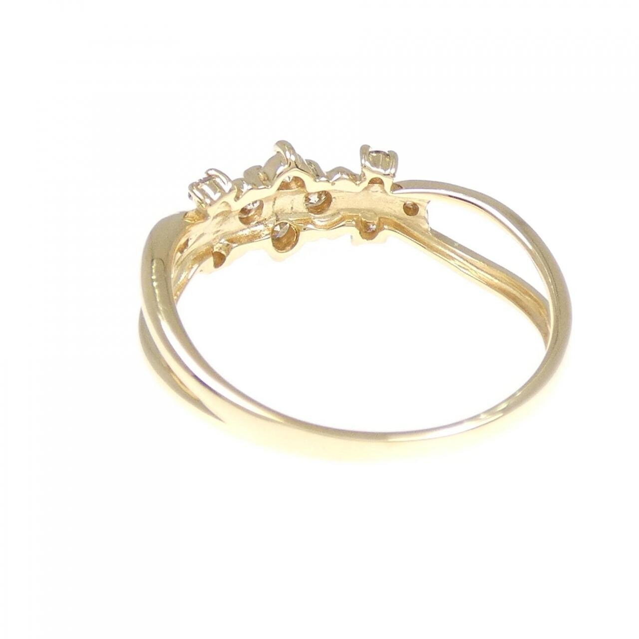 K18YG ダイヤモンド リング 0.30CT