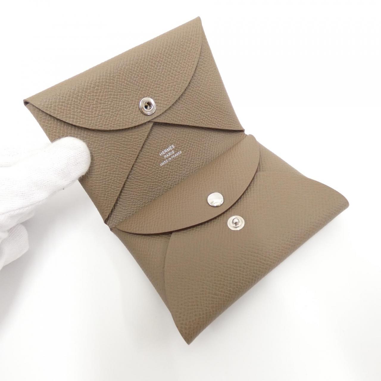 【未使用品】エルメス カルヴィ デュオ 083035CK コインケース