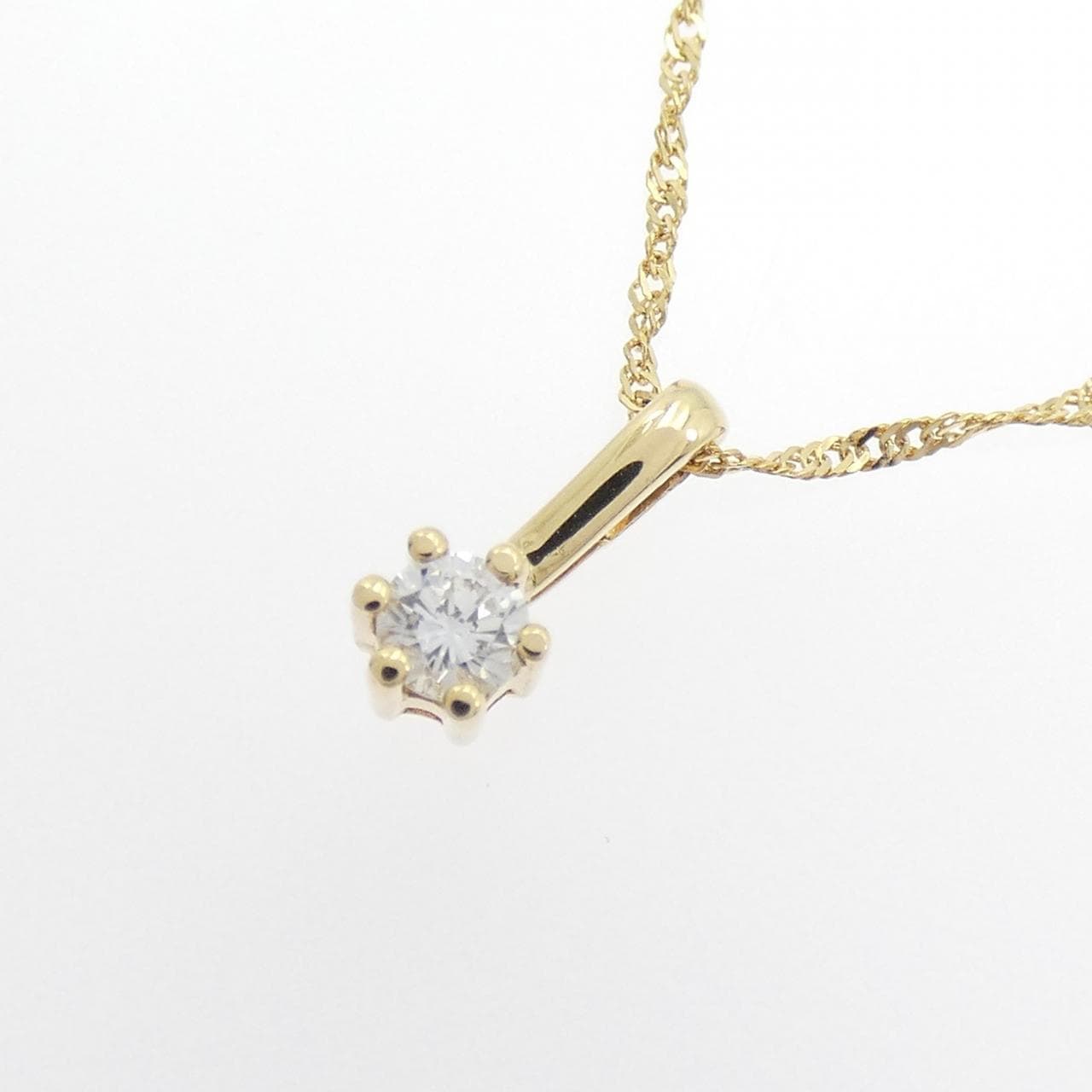 750YG/K18YG ダイヤモンド ネックレス