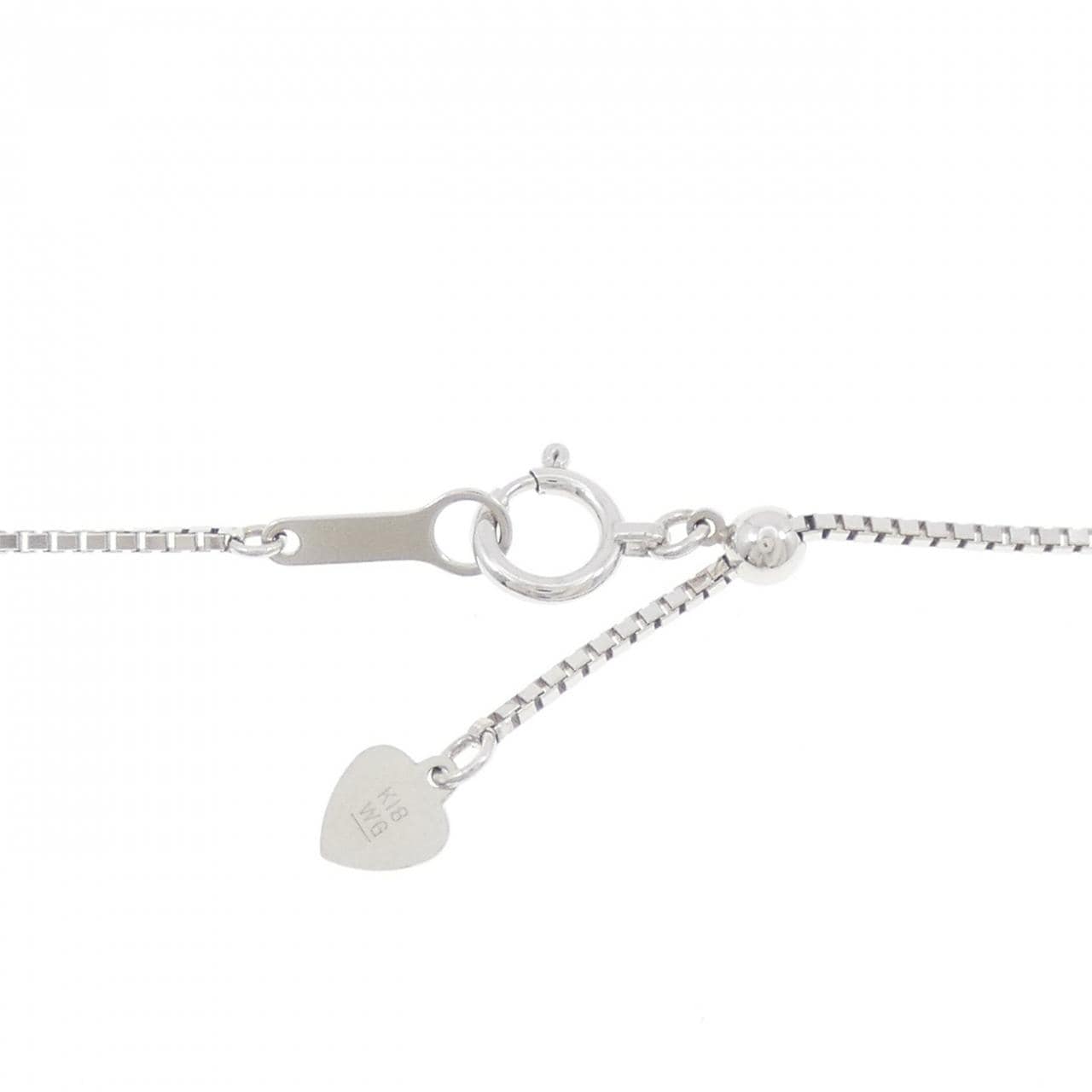 K18WG/K18BG アレキサンドライト ネックレス 0.39CT