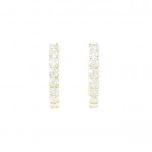 [BRAND NEW] K18YG Diamond earrings 1.000CT