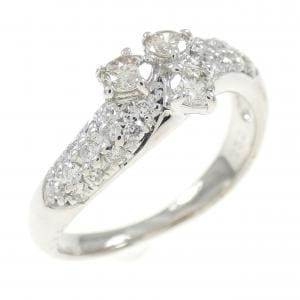 K18WG ダイヤモンド リング 0.52CT