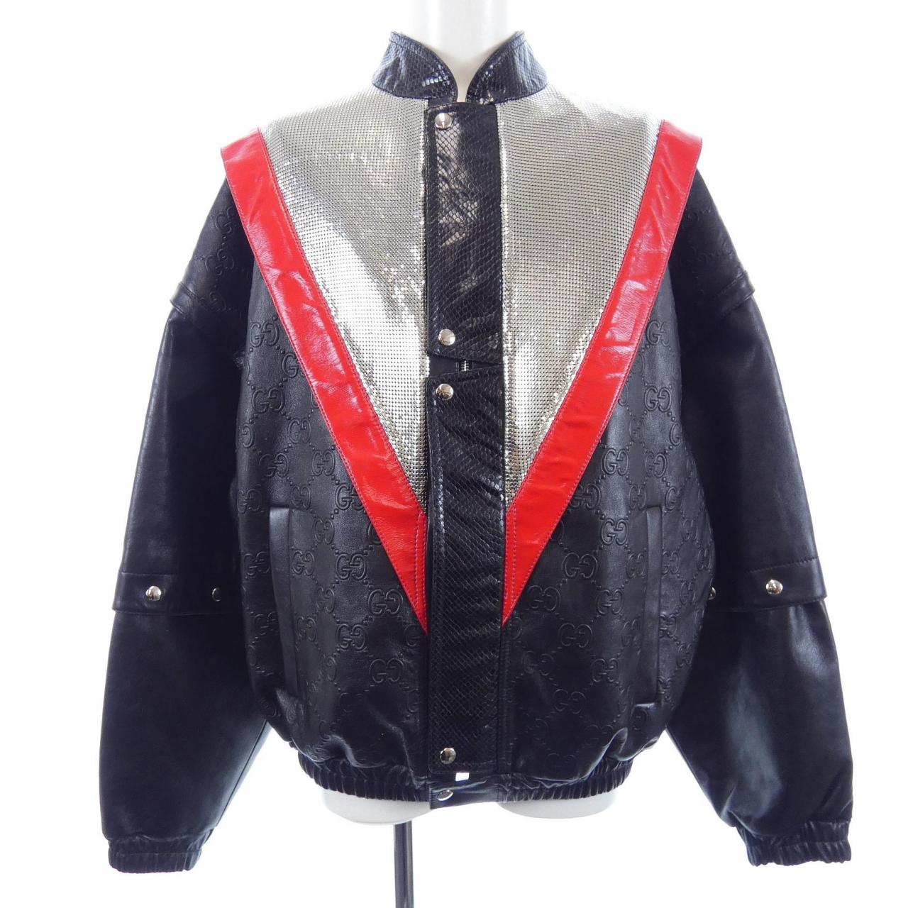 グッチ GUCCI GG 741438 XNAXW レザージャケット