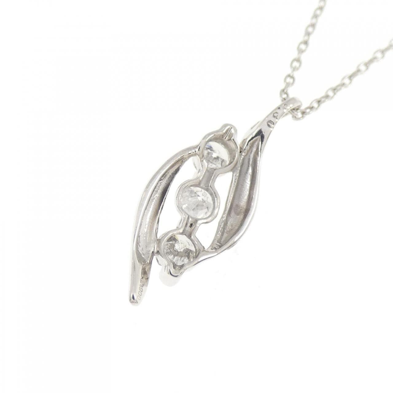 PT900/PT850 ダイヤモンド ネックレス 0.30CT