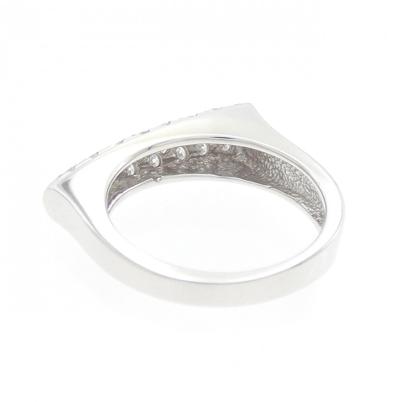 K18WG パヴェ ダイヤモンド リング 0.40CT