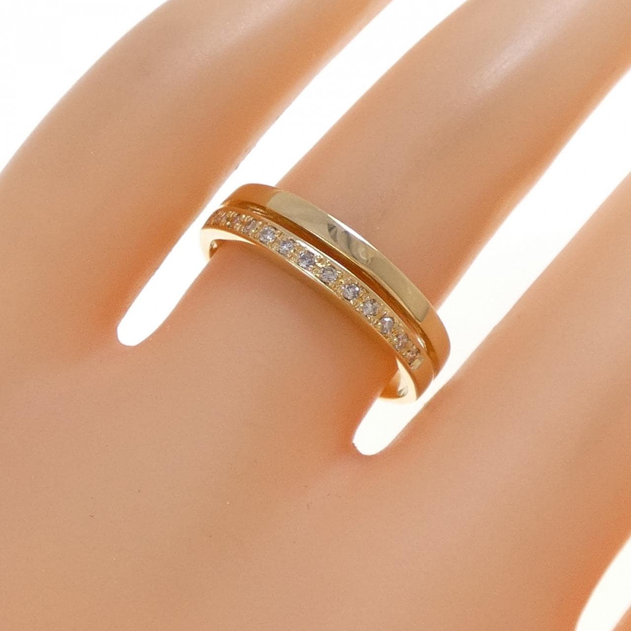 K18YG ダイヤモンド リング