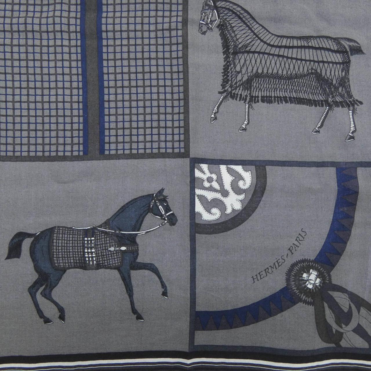 エルメス HERMES COUVERTURES NOUVELLES H693211T STOLE