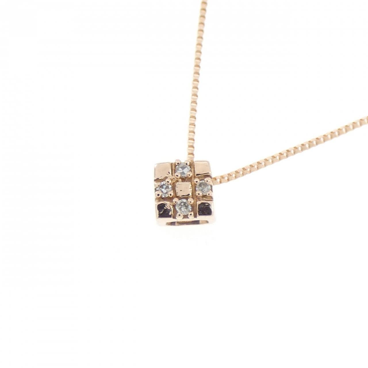 K10PG ダイヤモンド ネックレス 0.01CT