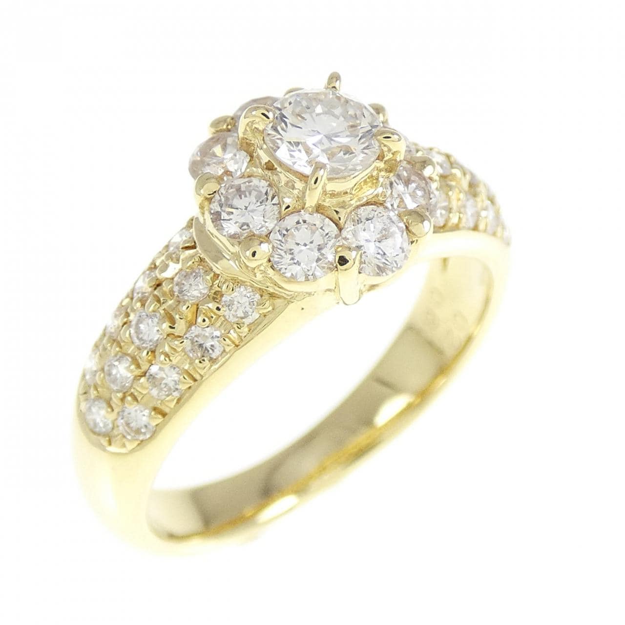 K18YG ダイヤモンド リング 0.24CT