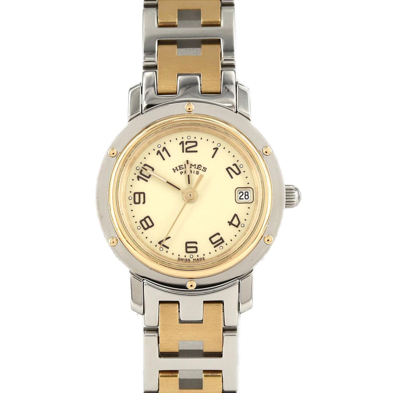 エルメス クリッパー コンビ CL4.220 SSxGP クォーツ