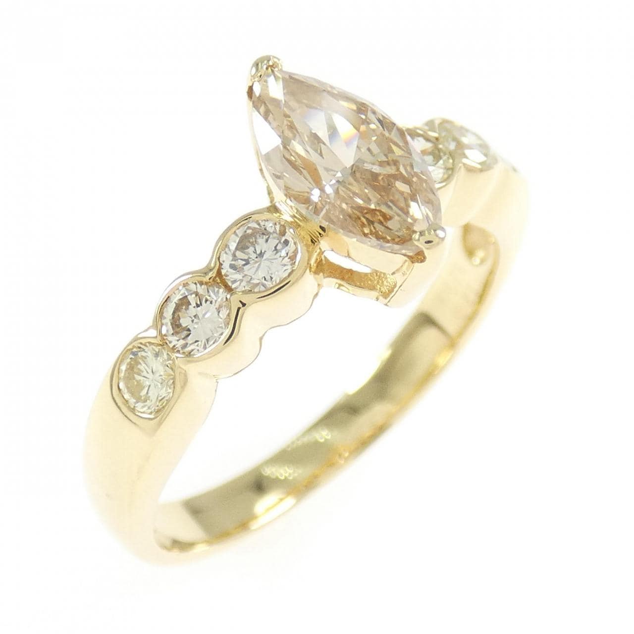 K18YG ダイヤモンド リング 0.678CT