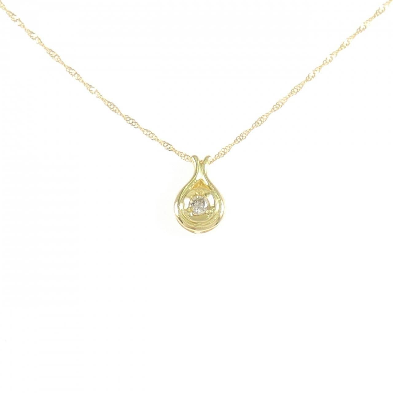 K18YG ダイヤモンド ネックレス 0.05CT