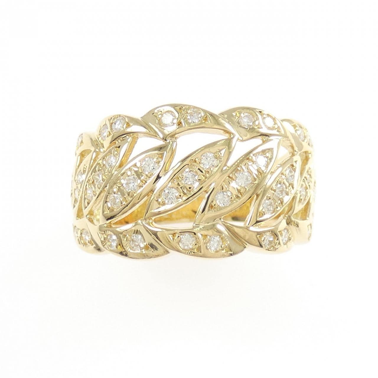 K18YG ダイヤモンド リング