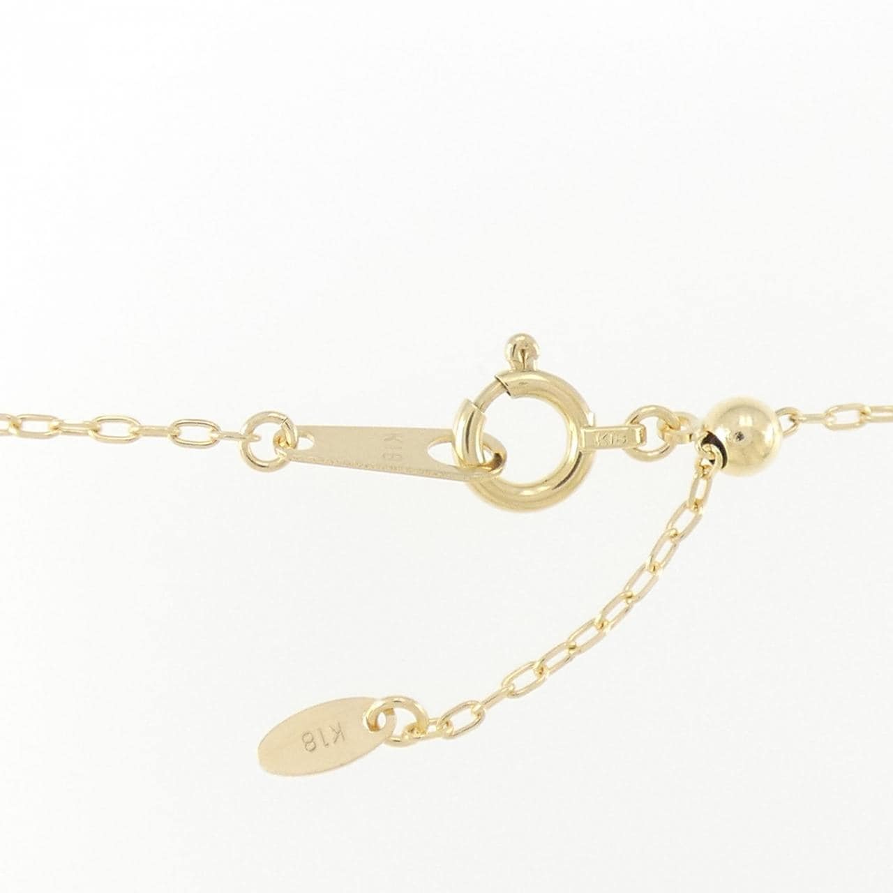K18YG ダイヤモンド ネックレス 0.15CT