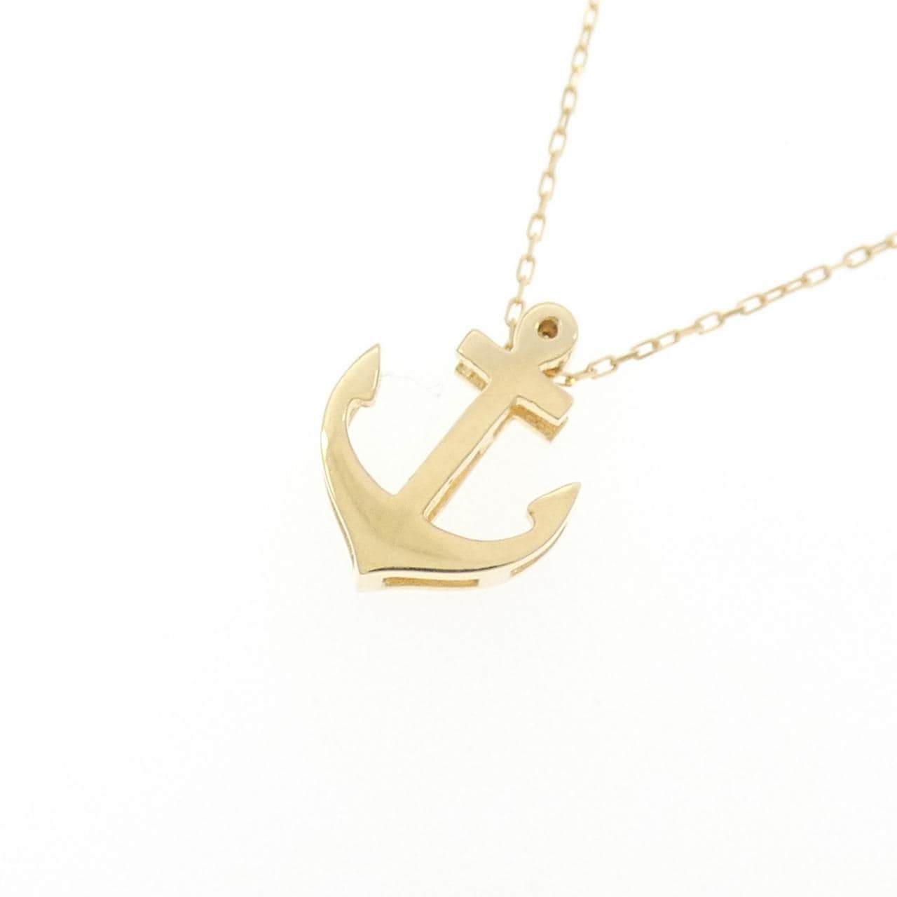 【新品】K18YG イカリ ネックレス