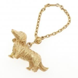 【ヴィンテージ】エルメス 18KYG/ホールマーク キーチェーン