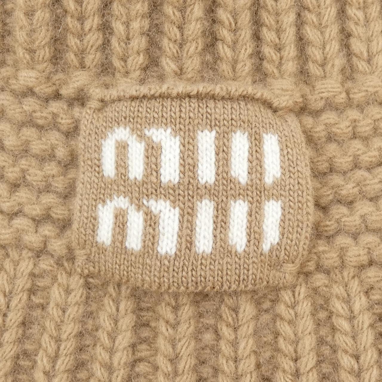 ミュウミュウ MIU MIU ビーニー 5HC311 2F8S ニットキャップ